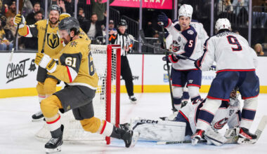 Stone scores in 6th straight, sparks Golden Knights past Blue Jackets