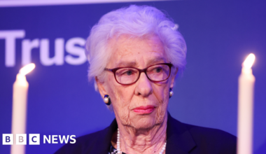 Auschwitz survivor Eva Schloss dies aged 96 as King leads tributes