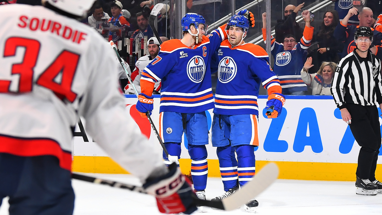 Bouchard has 6 points, McDavid scores OT winner for Oilers against Capitals