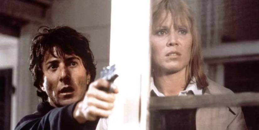 Dustin Hoffman (Thomas Babington) and Marthe Keller (Elsa) in Marathon Man