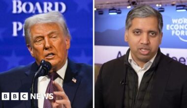 Trump's Board of Peace, Zelensky and Musk at Davos