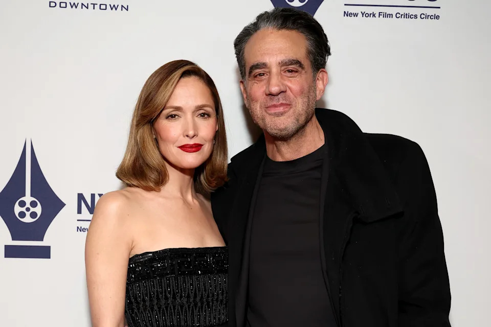 Rose Byrne and Bobby Cannavale attend the 2026 New York Film Critics Circle Awards at TAO Downtown on Jan. 6, 2026, in New York City.
