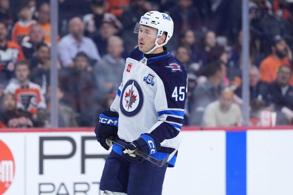 Matt Slocum / THE ASSOCIATED PRESS FILES
Jets forward Cole Koepke.