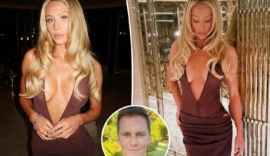 Alix Earle wears sheer NYE dress to party with Tom Brady in St. Barths