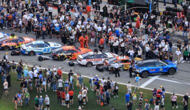 Sep 20, 2024; Bristol, Tennessee, USA; NASCAR Xfinity Series fans during the Food City 300 at Bristol Motor Speedway. Mandatory Credit: Randy Sartin-Imagn Images
