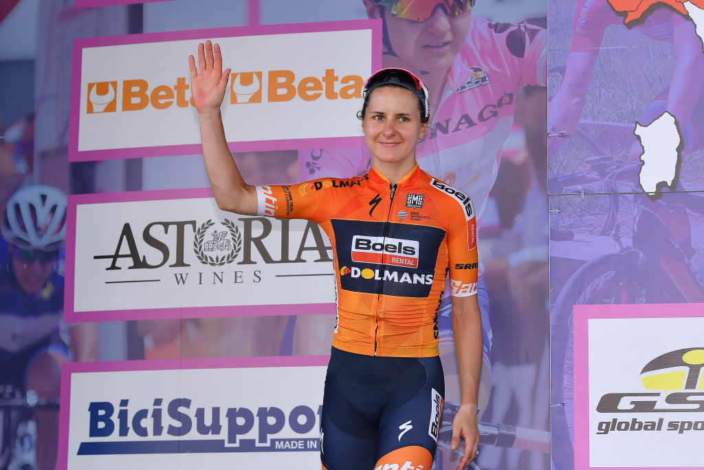 Cycling: 28th Tour of Italy 2017 / Women / Stage 10Podium / Megan GUARNIER (USA)/ Celebration / Champagne / Torre del Greco -Torre del Greco (124km)/ Women / Giro Rosa / &copy; Tim De Waele