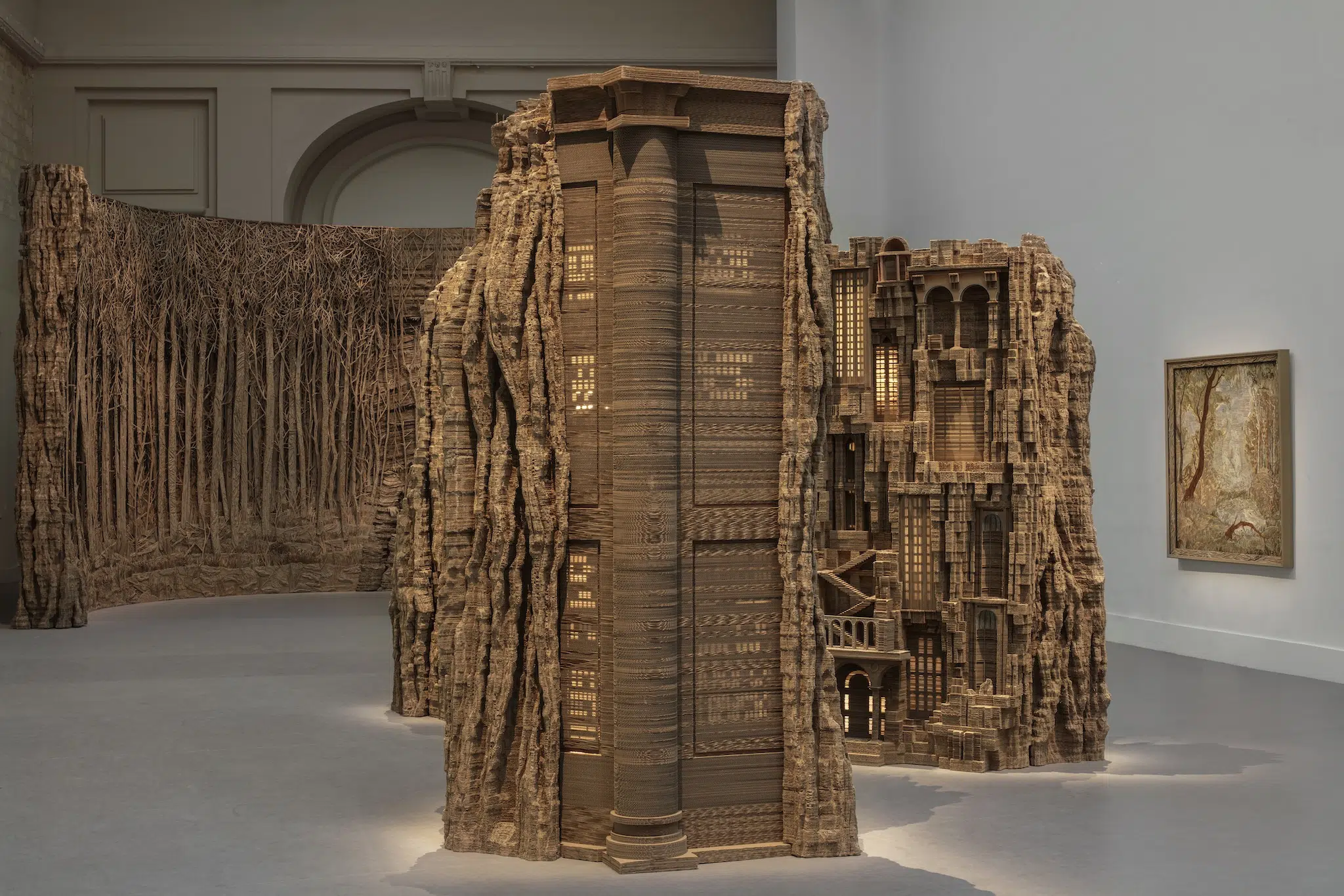 Installation view of ‘Grottesco,’ currently open at le Grand Palais in Paris, France. (Courtesy le Grand Palais)