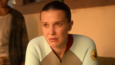 BBC Millie Bobby Brown seen in the fifth season of Netflix's Stranger Things