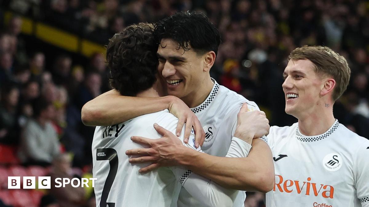 Watford 0-2 Swansea City: Marko Stamenic and Josh Key give Swans rare away win