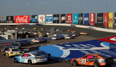 NASCAR Cup Series driver Joey Logano (22) celebrates with the Bill France Trophy after winning the 2024 NASCAR Cup Series championship and the NASCAR Cup Series Championship race at Phoenix Raceway.