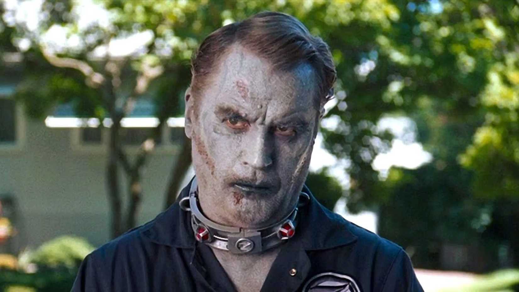 Billy Connolly as Fido in the zombie movie Fido