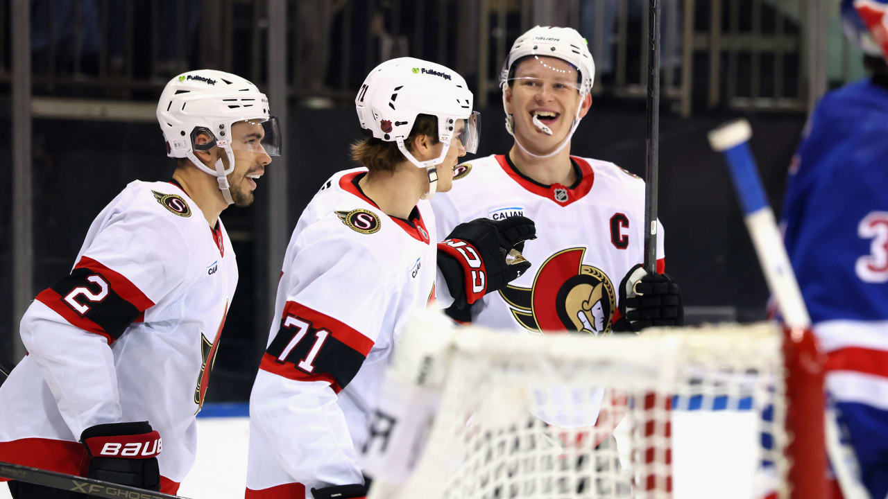 Tkachuk gets 4 points, Senators ease past Rangers