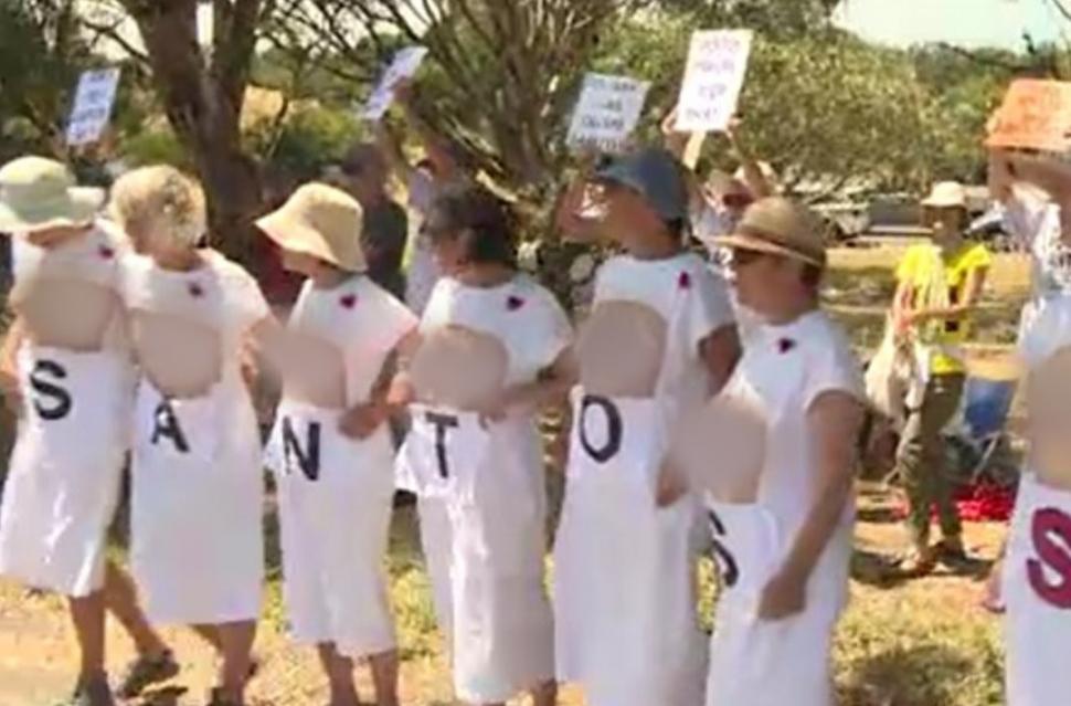 Tour Down Under protest
