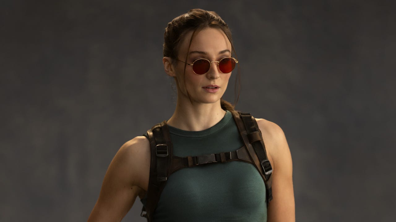 First Look at Sophie Turner as Lara Croft in Amazon's Tomb Raider TV Series