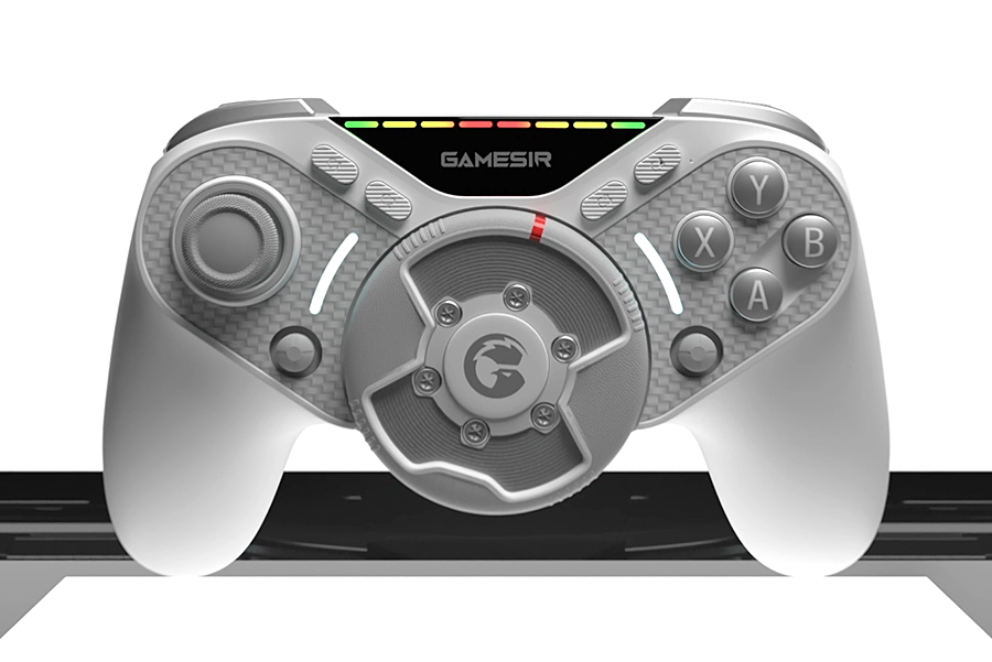 The GameSir Swift Drive gamepad against an rendered background.