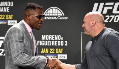 Francis Ngannou’s coach reacts to ongoing Dana White feud: ‘Hopefully they can reconcile and just let that sh*t go’