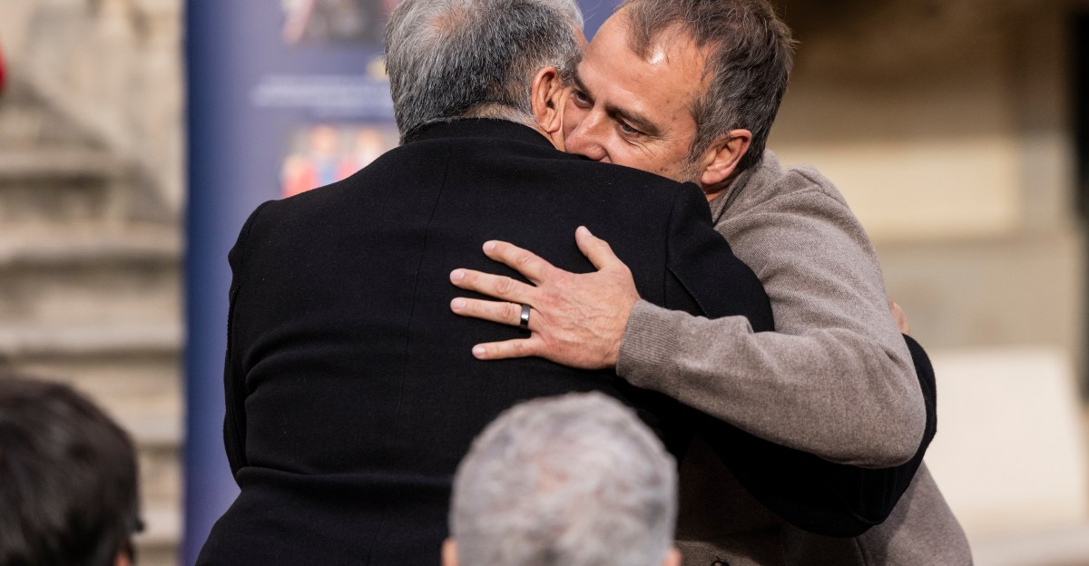 Joan Laporta sends message to fans about Hansi Flick’s future at Barcelona