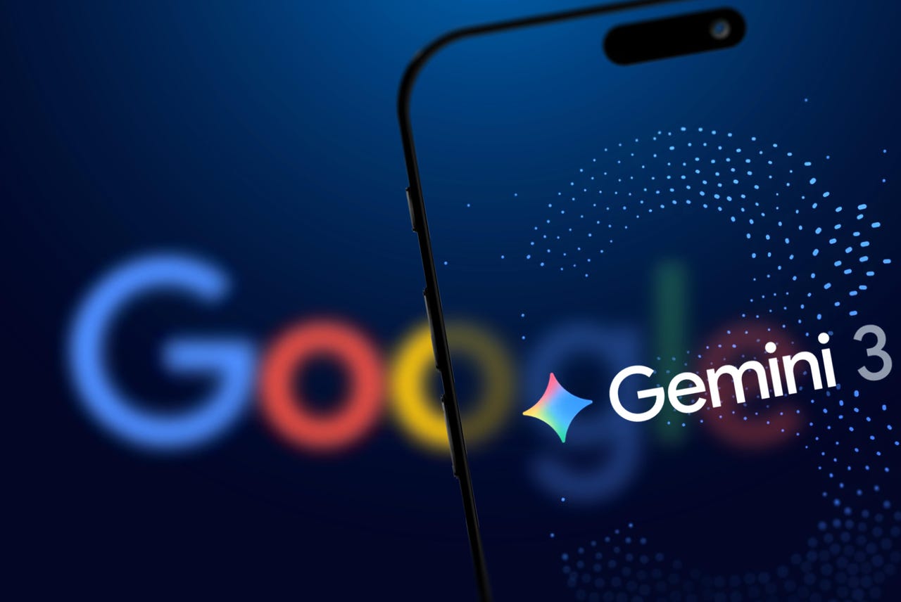 Google and Gemini 3 logos.