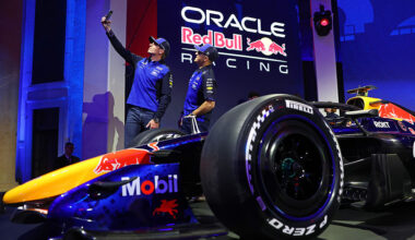 Red Bull Changes Its Livery, And We Get A Look At A Ferrari-Powered Cadillac