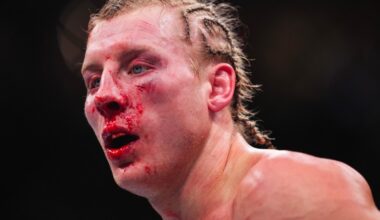 Paddy Pimblett taken to hospital after UFC 324 war