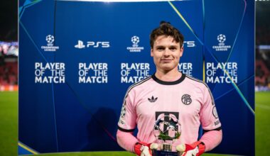 Match Awards from Bayern Munich’s tense 2-1 win over PSV Eindhoven