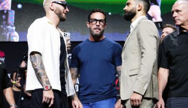 UFC 325 press conference - Hooker tp Saint-Denis: ‘That’s close enough’