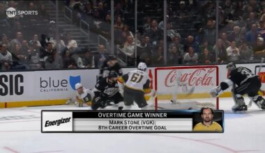 Energizer OT Winner: Mark Stone