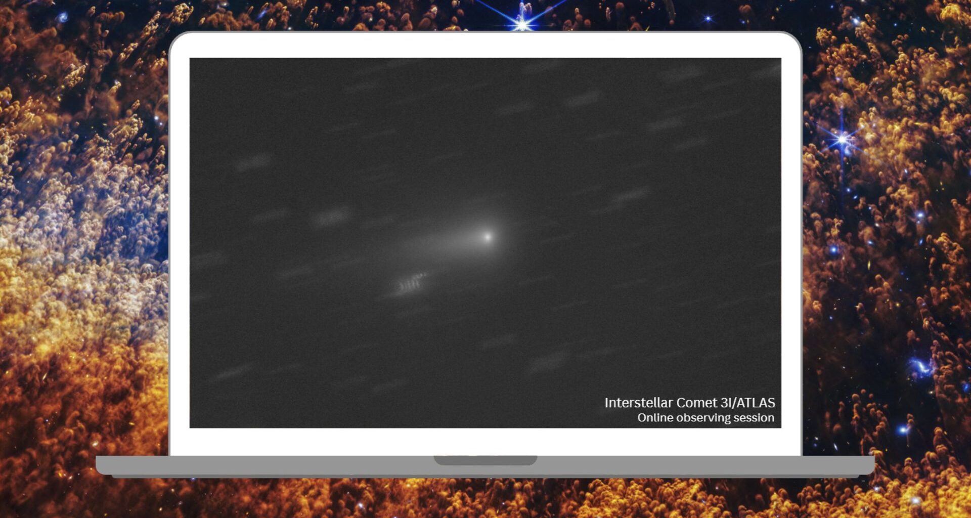 Watch comet 3I/ATLAS race toward interstellar space in free livestream tonight