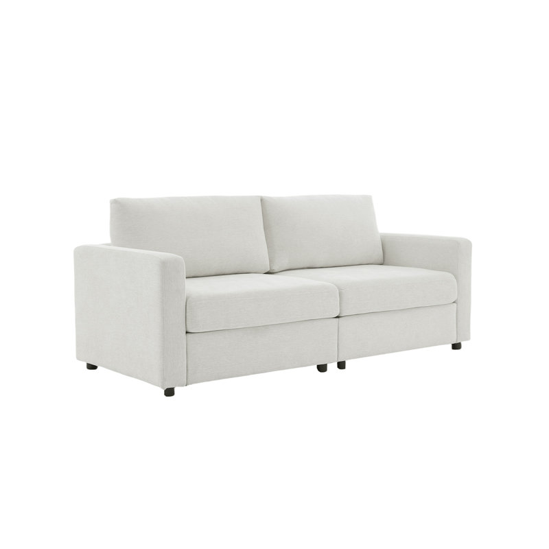 Wade Logan® Wauseon 79.6" Upholstered Sofa Chenille Modern Couch | Wayfair