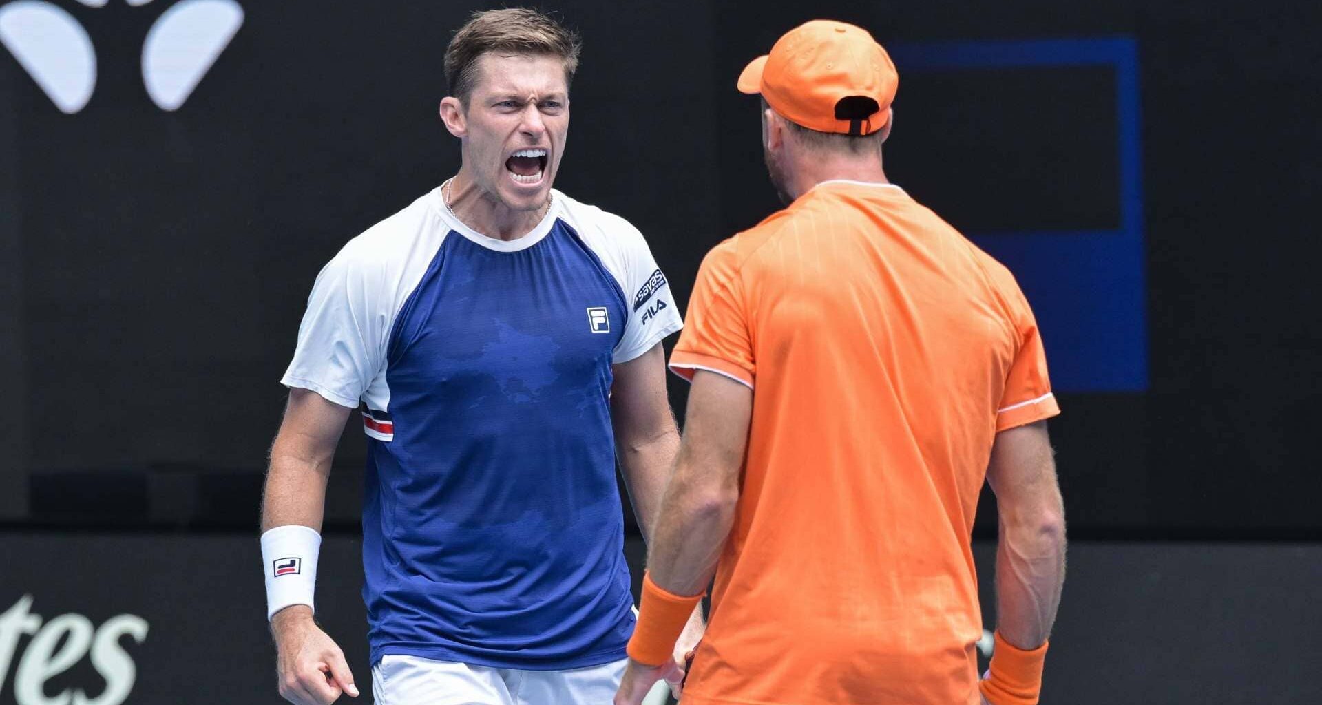 Christian Harrison and Neal Skupski are competing in their second tournament together.
