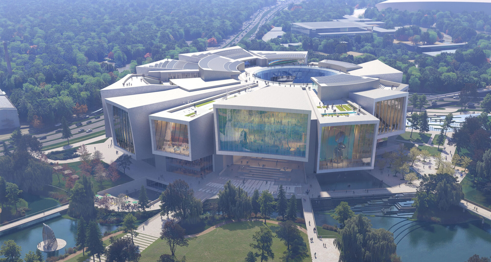 Snøhetta designs radiating galleries for Beijing Art Museum