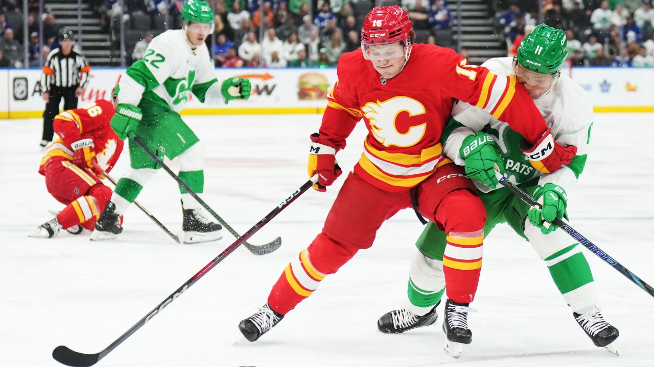 Flames recall forward Dryden Hunt from AHL