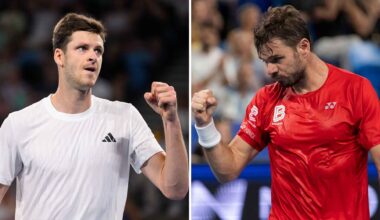 Hubert Hurkacz leads Stan Wawrinka 1-0 in their Lexus ATP Head2Head series.