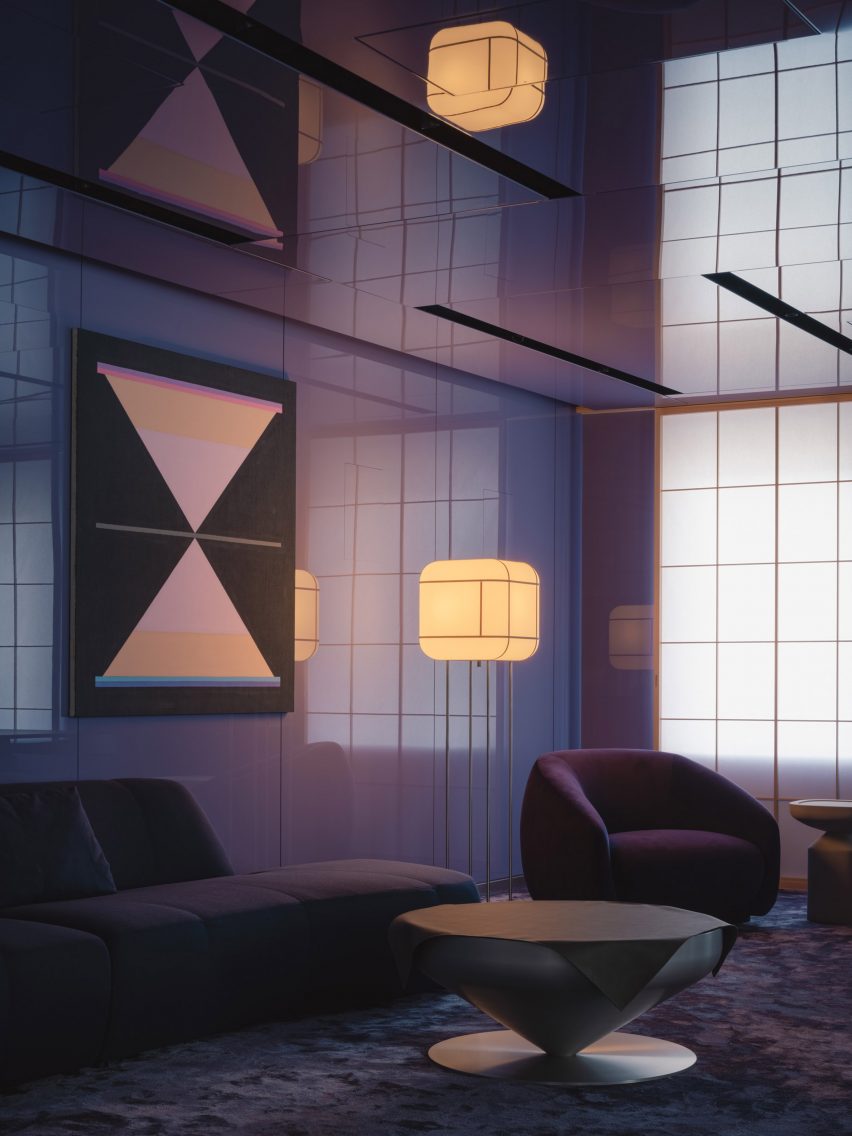 Purple room in Tokyo deaortment store