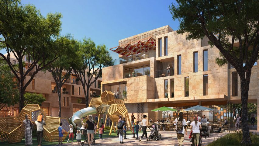 Business district of Icolo e Bengo Aerotropolis 