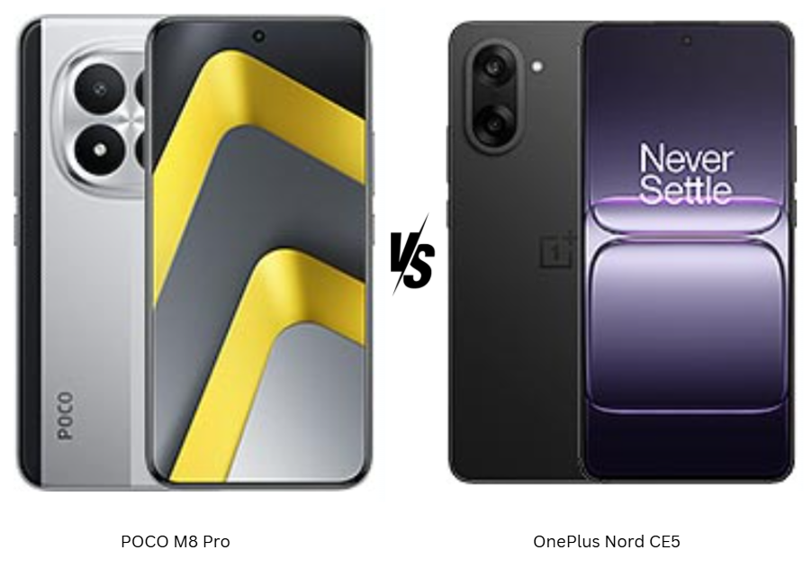 POCO M8 Pro vs OnePlus Nord CE5: POCO Costs Way Less, So Why Does It Feel So Complete?