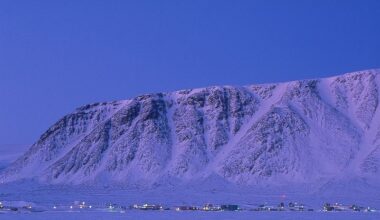 A small Arctic settlement