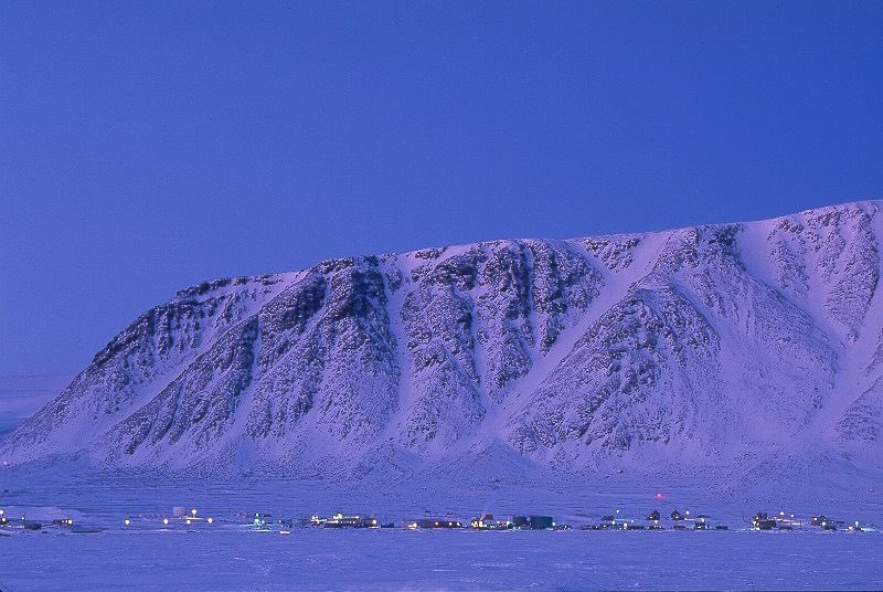 A small Arctic settlement