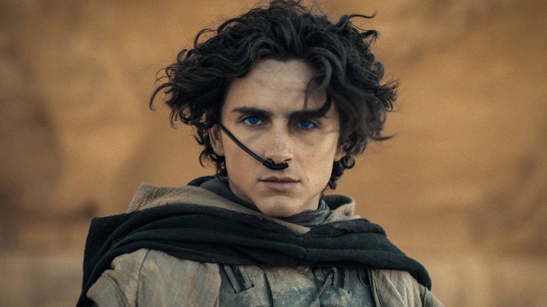 Timothée Chalamet as Paul Atreides facing forward in Dune