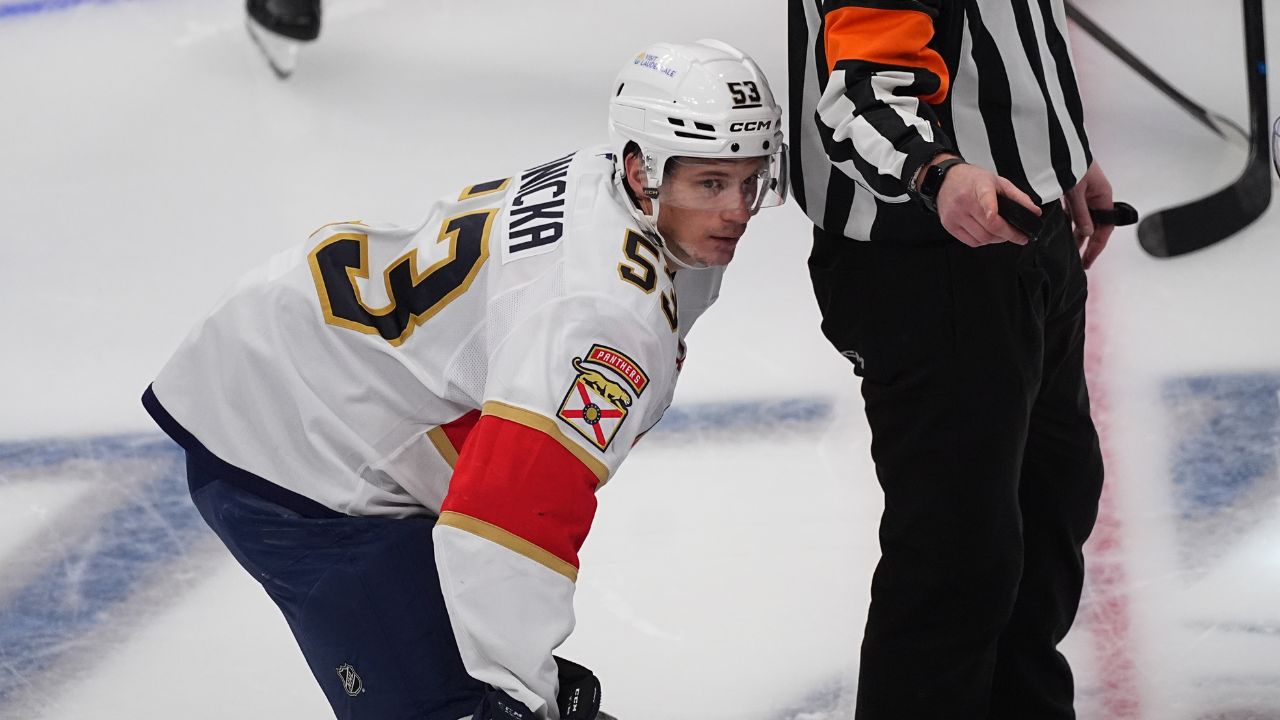 Panthers waive centre Jack Studnicka