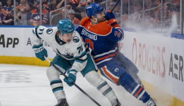 PROJECTED LINEUP: Oilers vs. Sharks