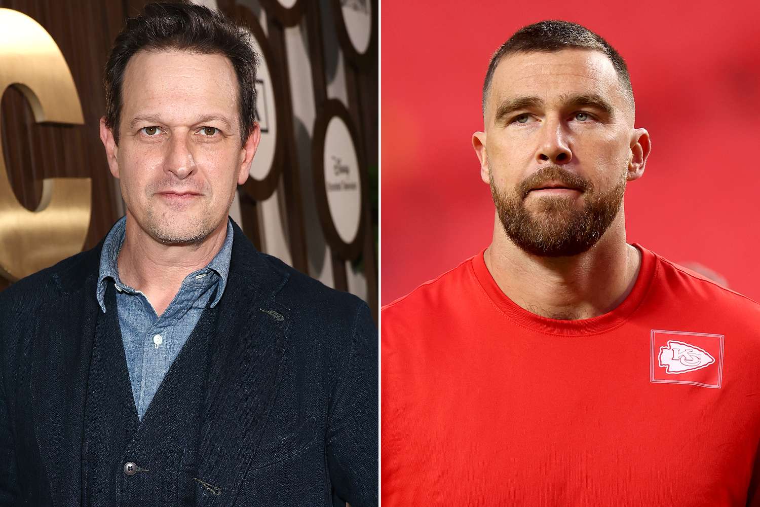 Josh Charles Admits He Called Travis Kelce a 'Dick' While They Were on Set