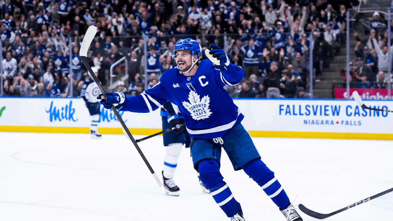 Matthews on cusp of breaking Maple Leafs goals record