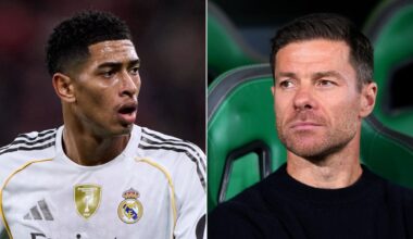 Jude Bellingham breaks silence on rumors of strained relationship with former Real Madrid boss Xabi Alonso