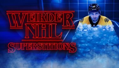 The Strangest Things NHL Players Do Between Periods
