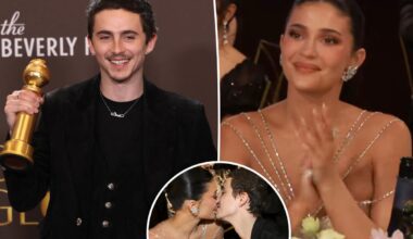 Timothée Chalamet gives sweet nod to 'partner' Kylie Jenner in Golden Globes speech