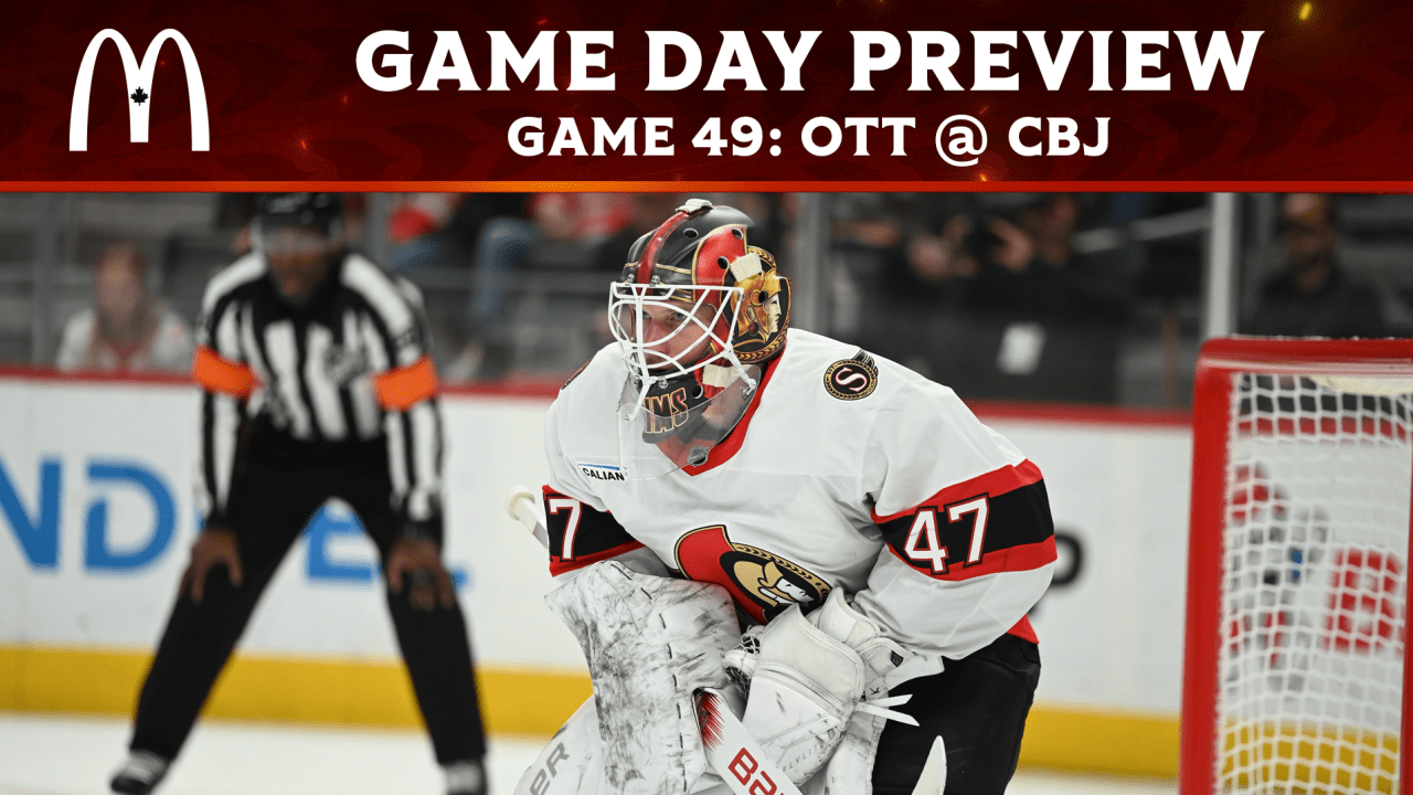 Reimer starts again as Sens continue road trip in Columbus