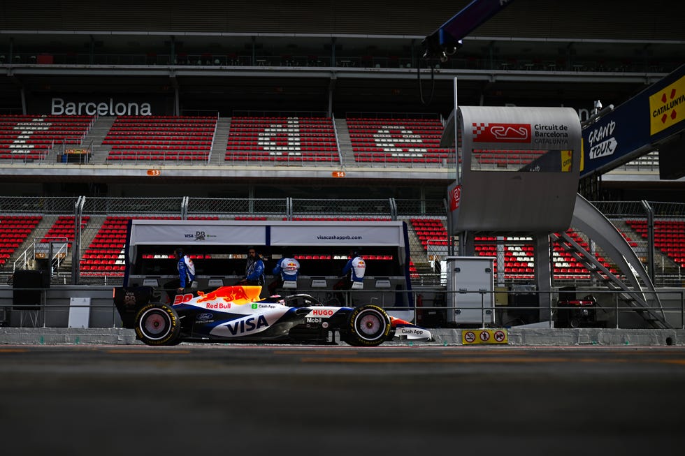 formula 1 shakedown in barcelona day 1