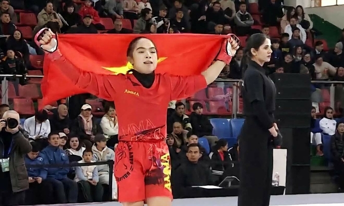 Former kindergarten teacher wins Asian MMA gold for Vietnam