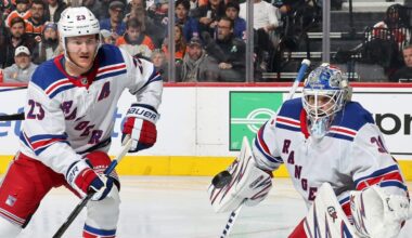 Fox, Shesterkin each out for Rangers with lower-body injury 